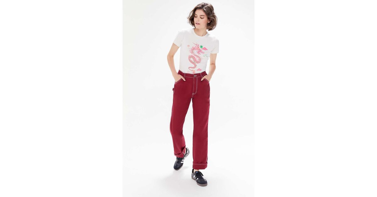 dickies straight leg carpenter pants womens