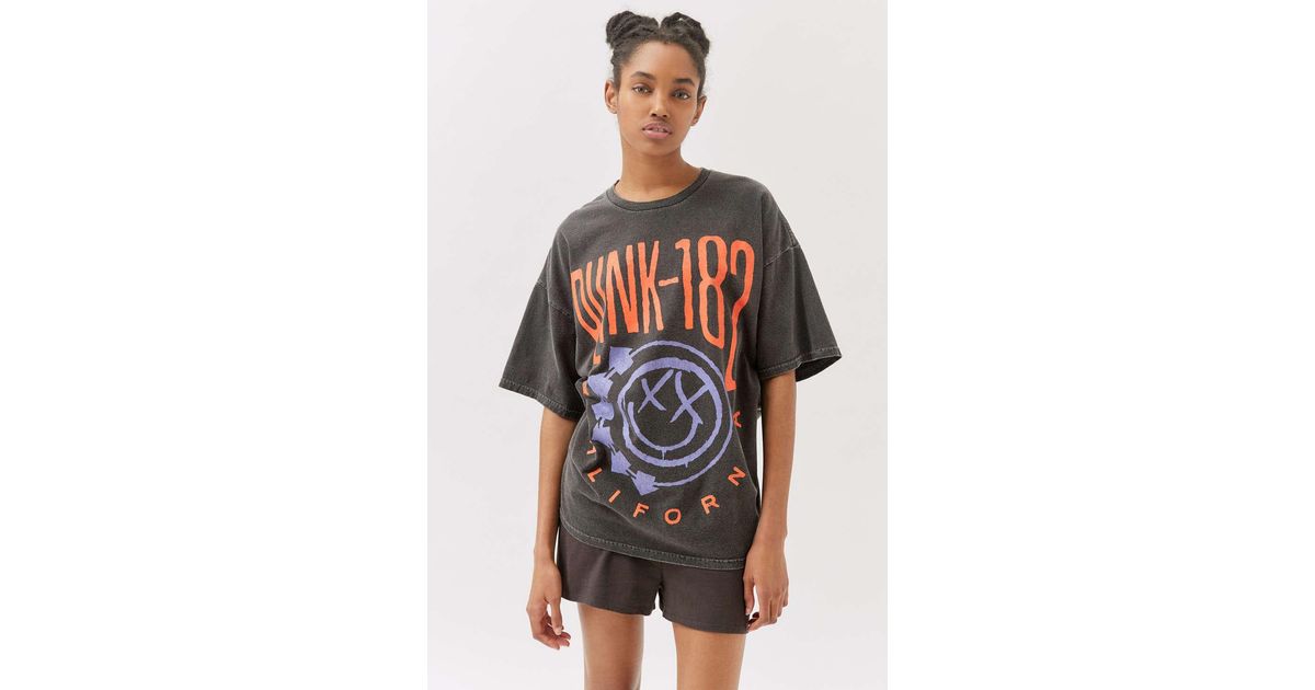 Urban Outfitters Blink 182 T-shirt Dress in Black | Lyst