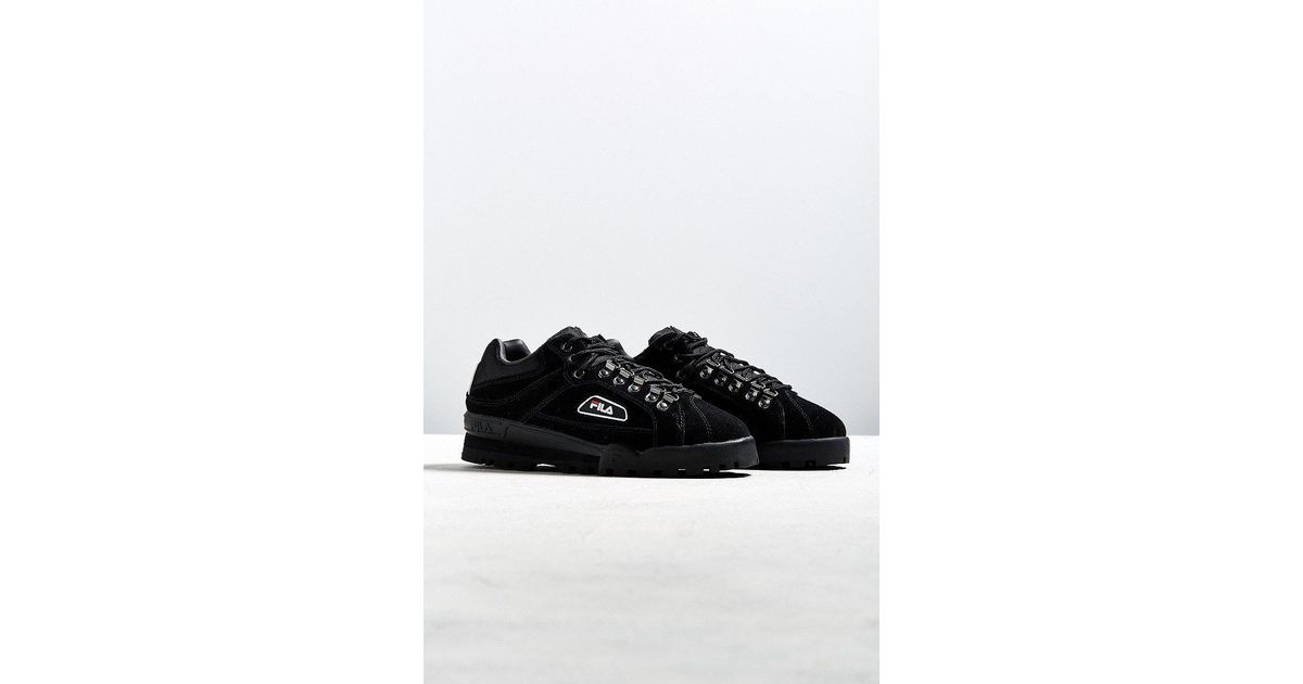 fila black suede sneakers