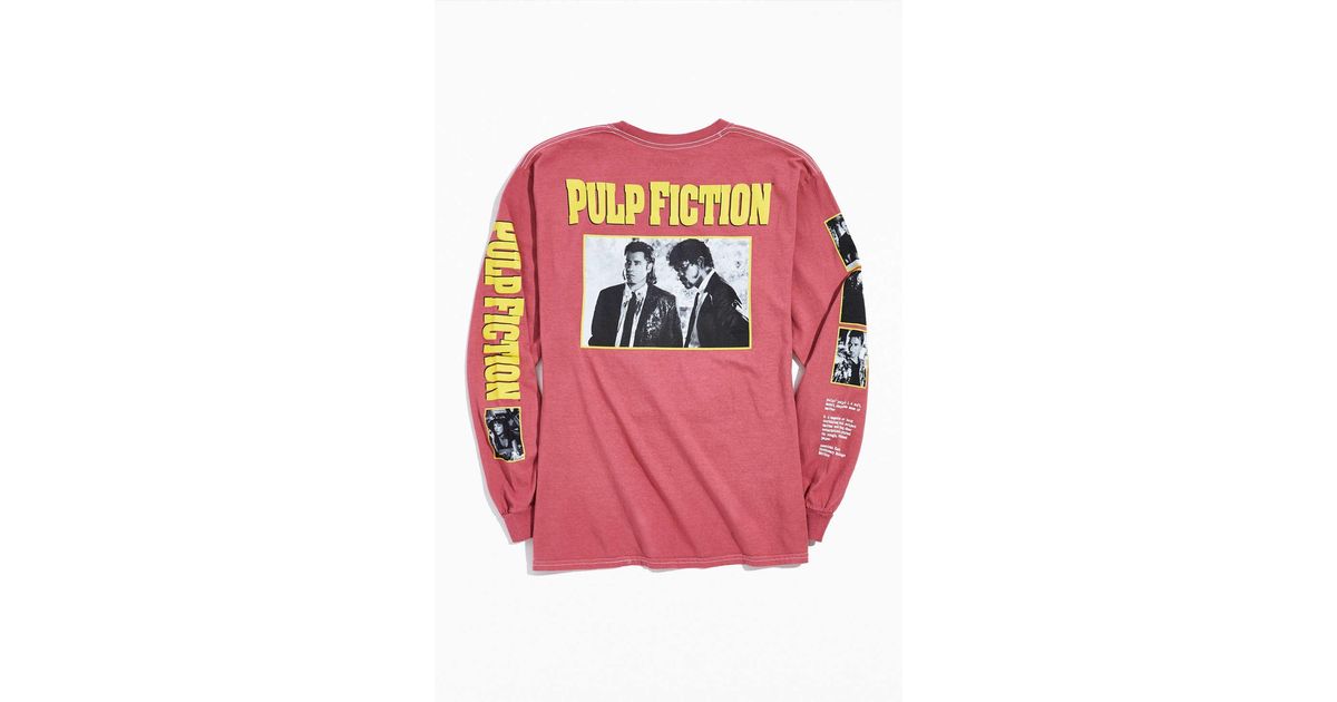 Urban Outfitters Pulp Fiction Storyline Long Sleeve Tee in Pink for Men |  Lyst