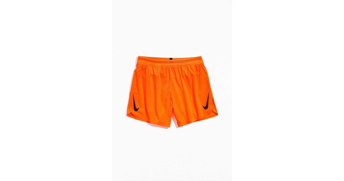 nike aeroswift shorts orange