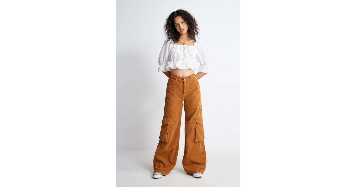 bdg blaine corduroy puddle pant
