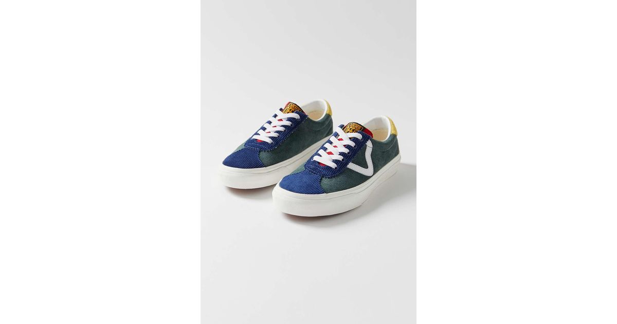 vans anaheim factory style 73 dx colorblock corduroy sneaker