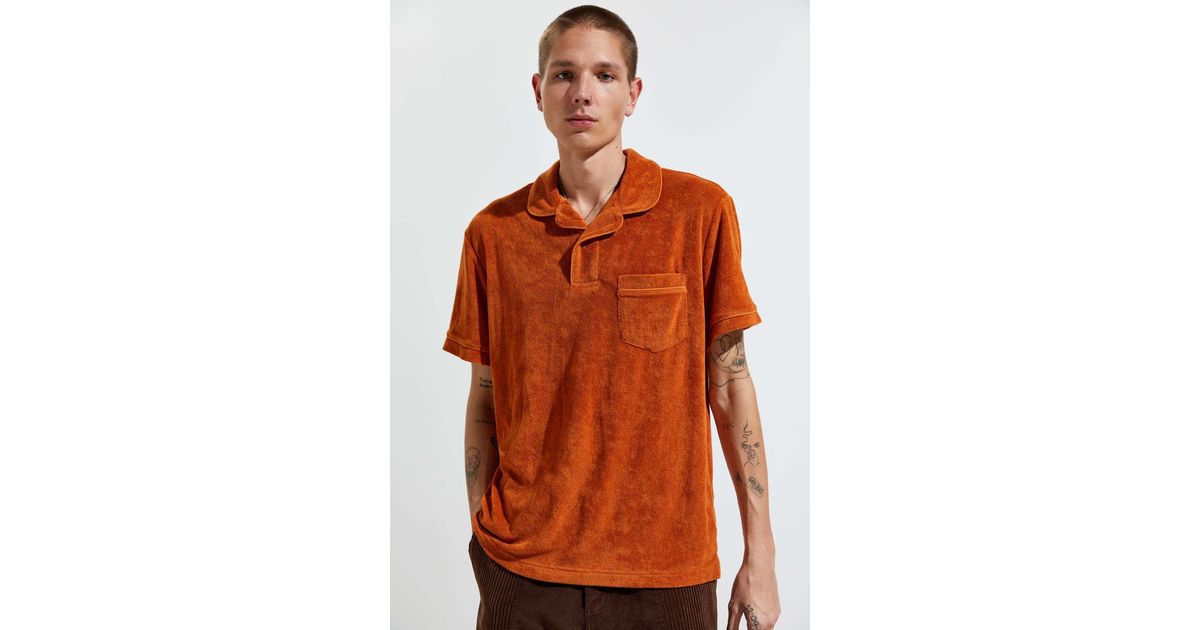 Terrycloth T-shirt Orange
