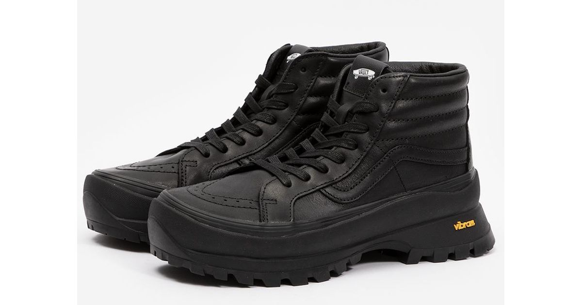 Vans Vibram Sk-8 Hi Stivaletti in Black 