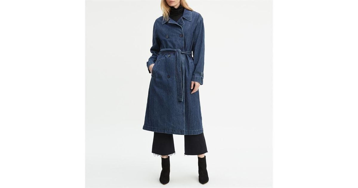 levis denim trench coat