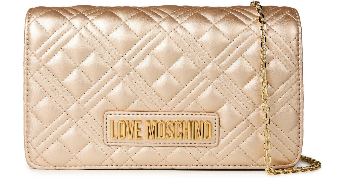 Love moschino super quilted chain shoulder bag sale