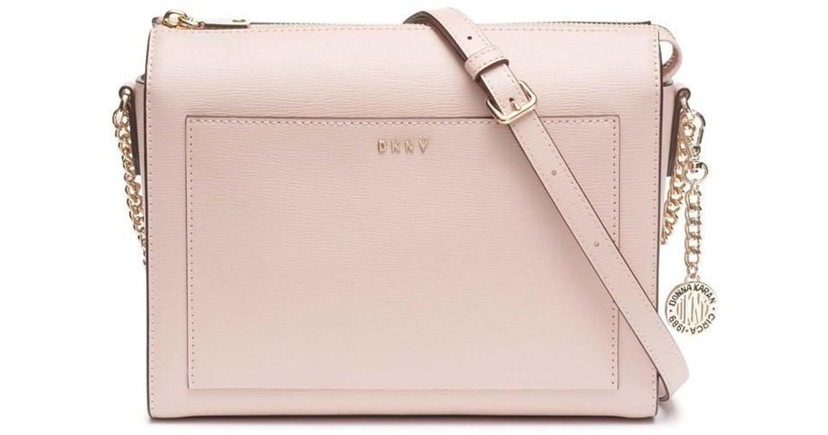 DKNY Sutton Chain Medium Boxy Cross Body Bag in Pink Lyst UK