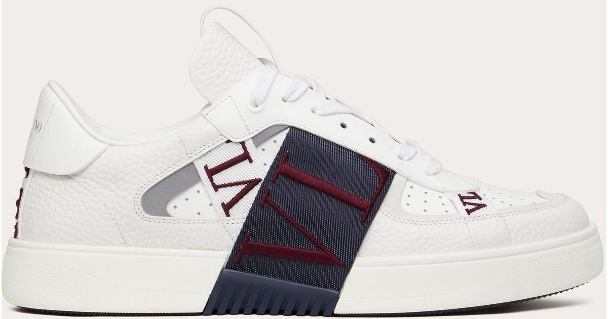 vl7n sneaker in banded calfskin leather