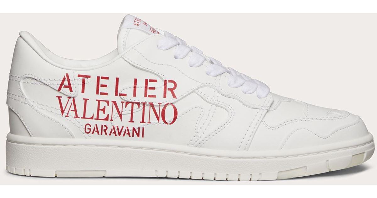 Valentino Garavani Leather Atelier Shoes 07 Camouflage Edition Low 