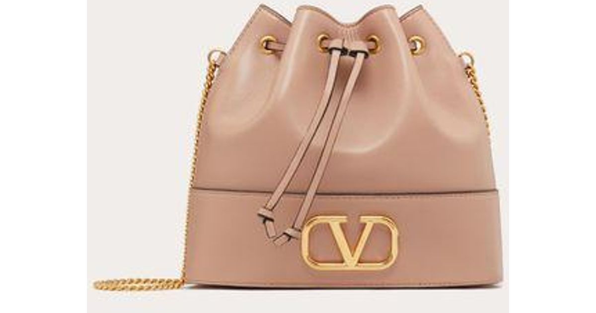 Valentino Garavani Vロゴ シグネチャー チェーン ナッパレザー