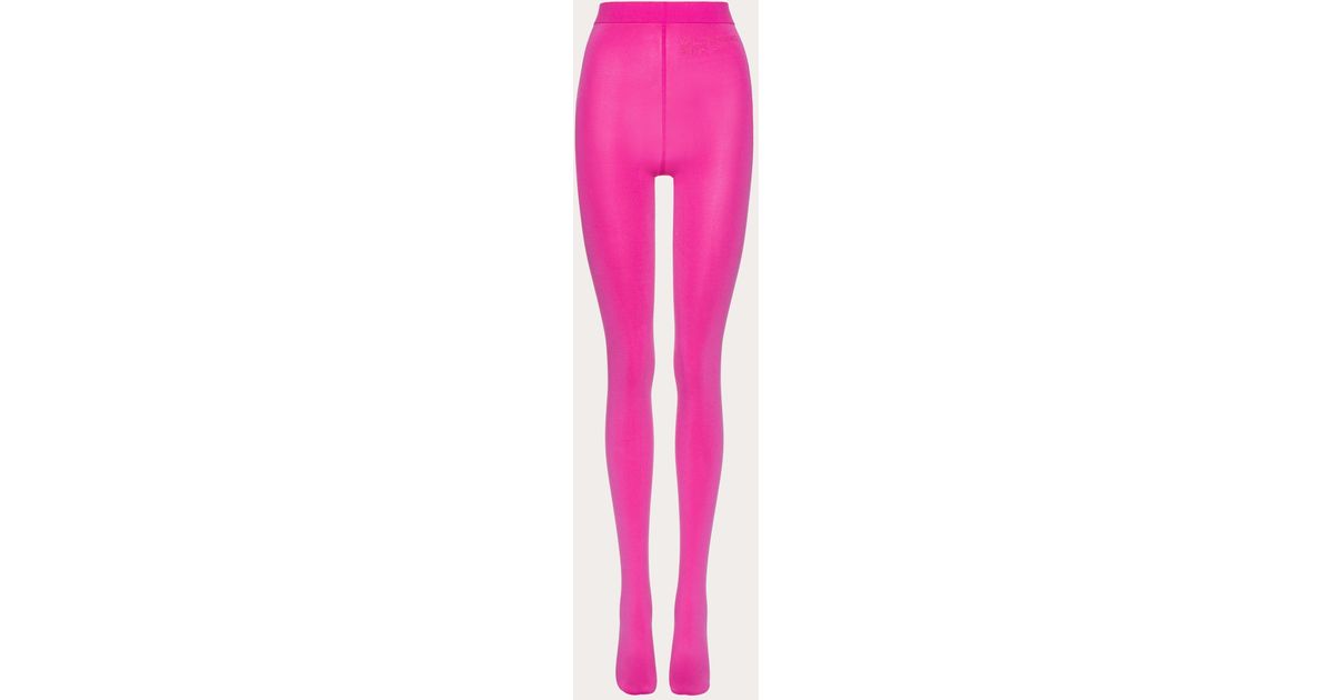 Valentino Pink Pp Tights | Lyst