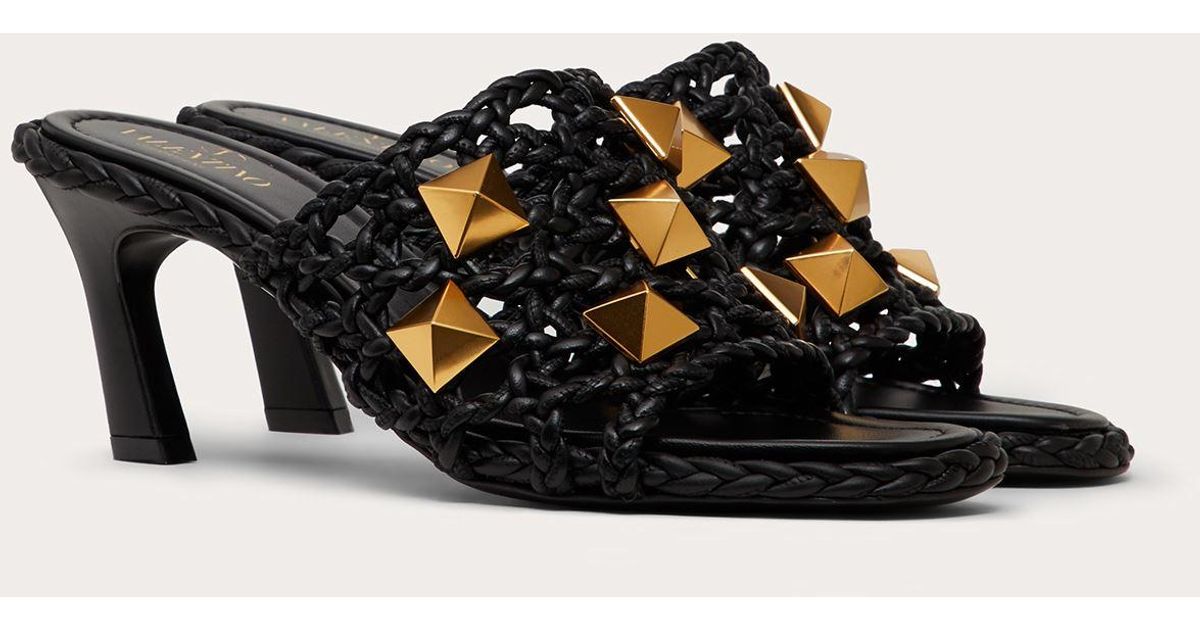 valentino stud slide