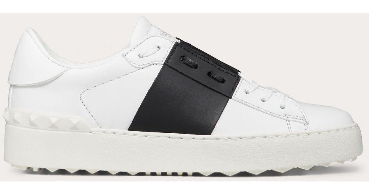 valentino open sneaker black