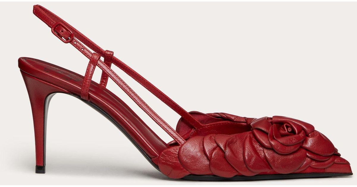Valentino Garavani Atelier Shoes 03 Rose Edition Slingback Pump 80