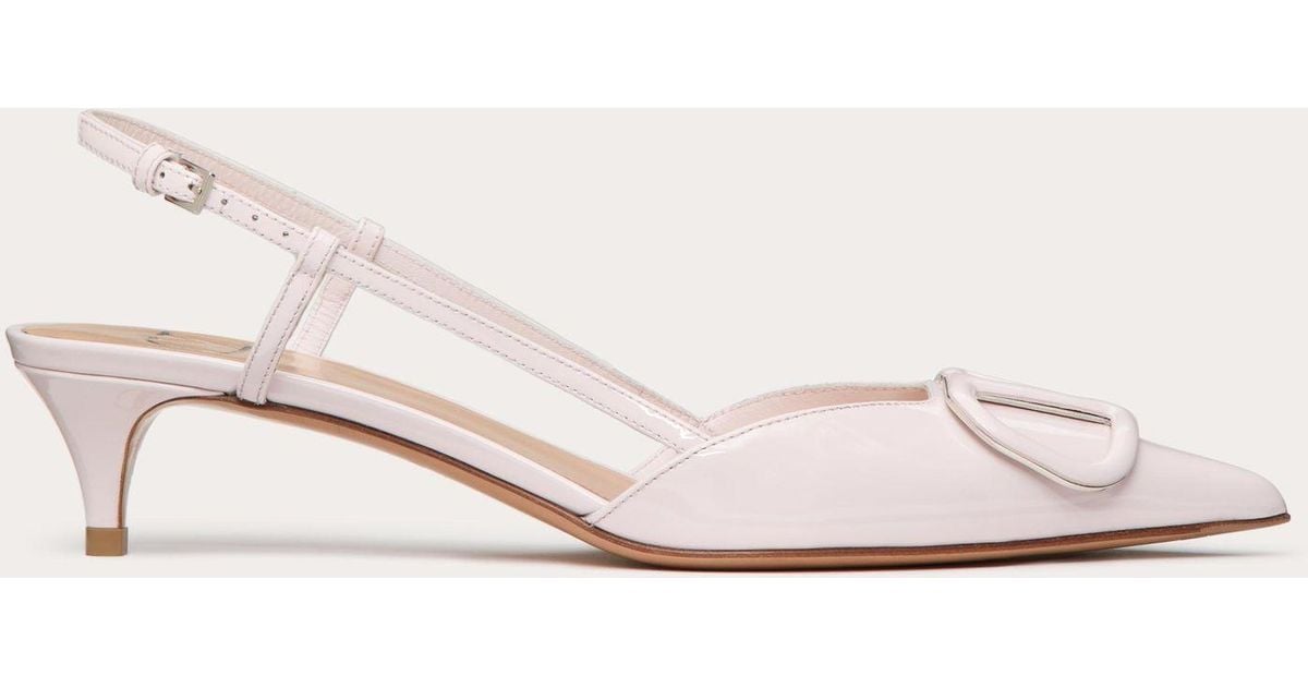 Valentino Women's Vlogo Signature Patent Leather Pumps Pink
