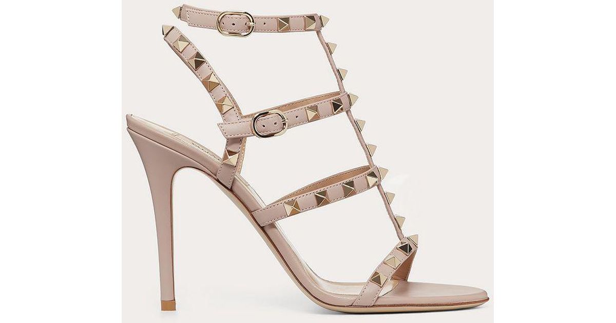 gold open toe block heels