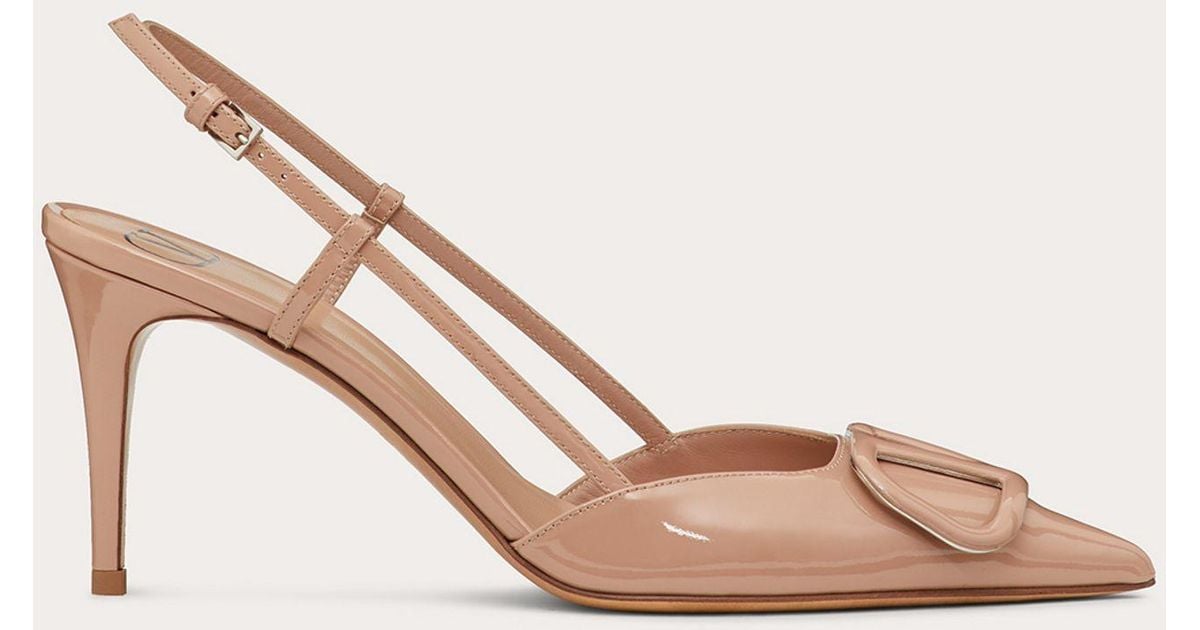 VLOGO slingback pumps