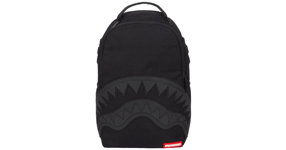 sprayground backpack black shark