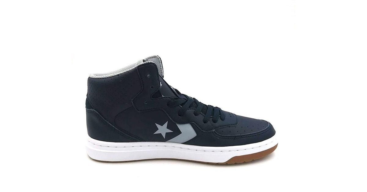 Converse Suede Rival Mid Unisex in Blue - Lyst