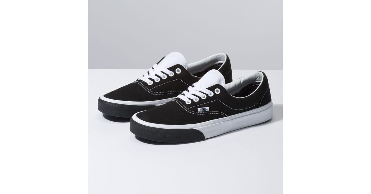 vans woven era black