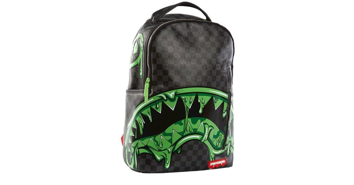 Sprayground Synthetic Slime Shark Backpack for Men Lyst