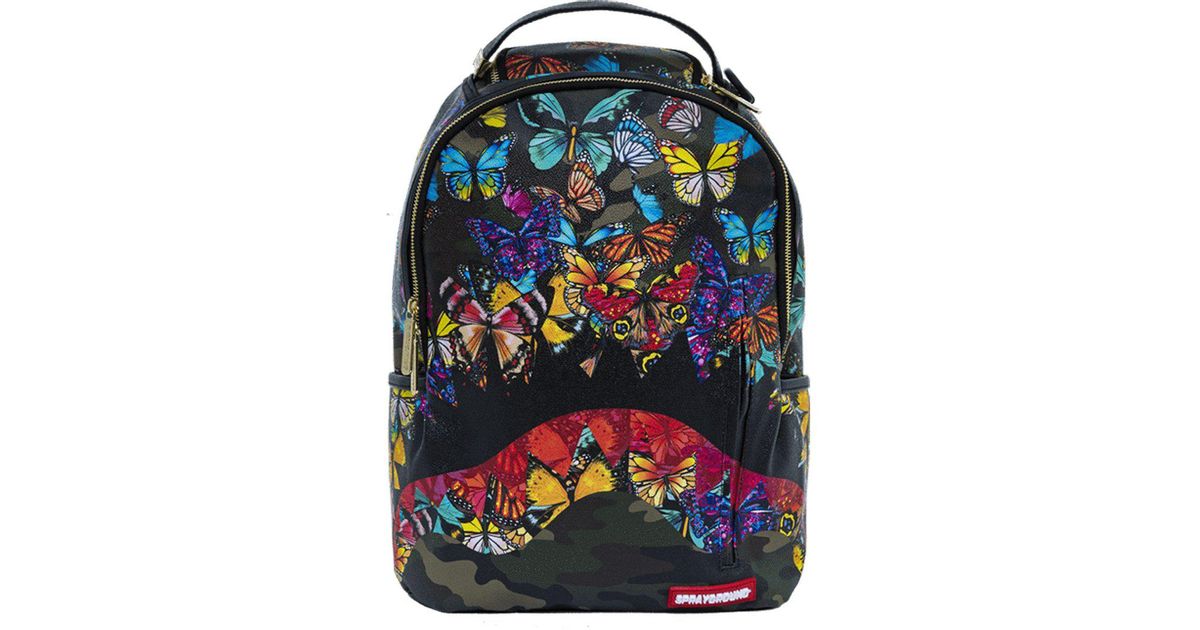 butterfly sprayground bookbag