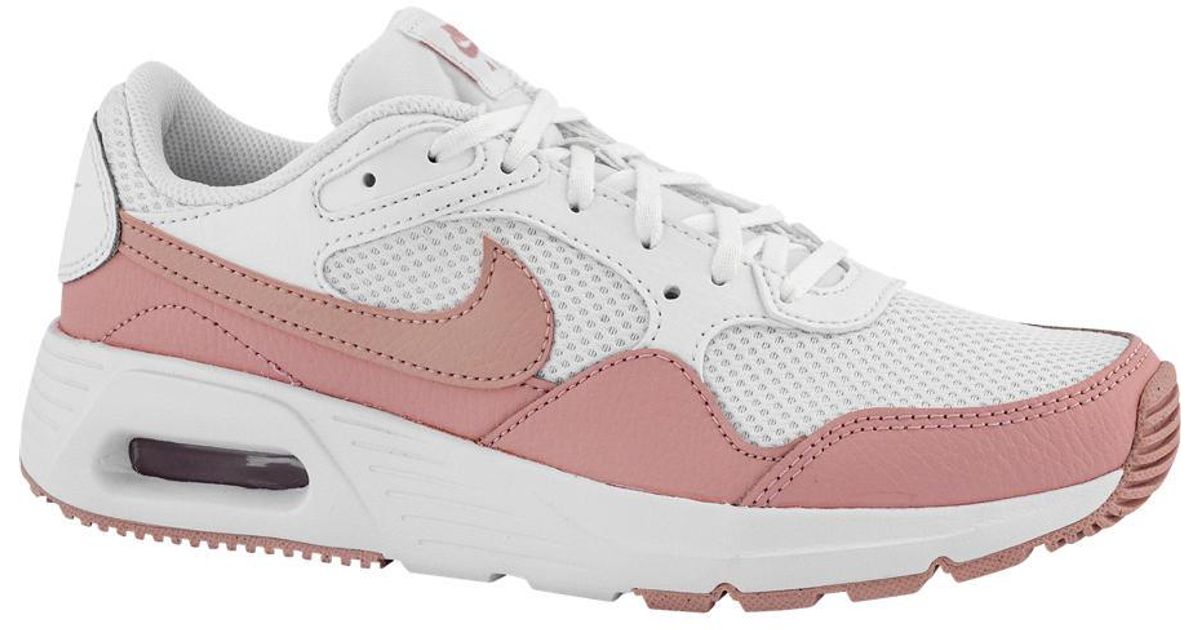 Nike Rubber Wit/roze Air Max Sc in het Roze - Lyst Nike Rubber Wit/roze Air Max Sc in het Roze - Lyst