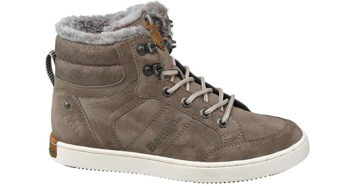 Zwarte hoge sneakers met nep bont - Vinted