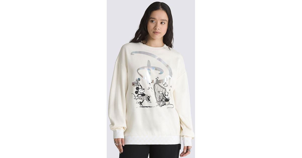 Vans mickey top mouse crewneck sweatshirt
