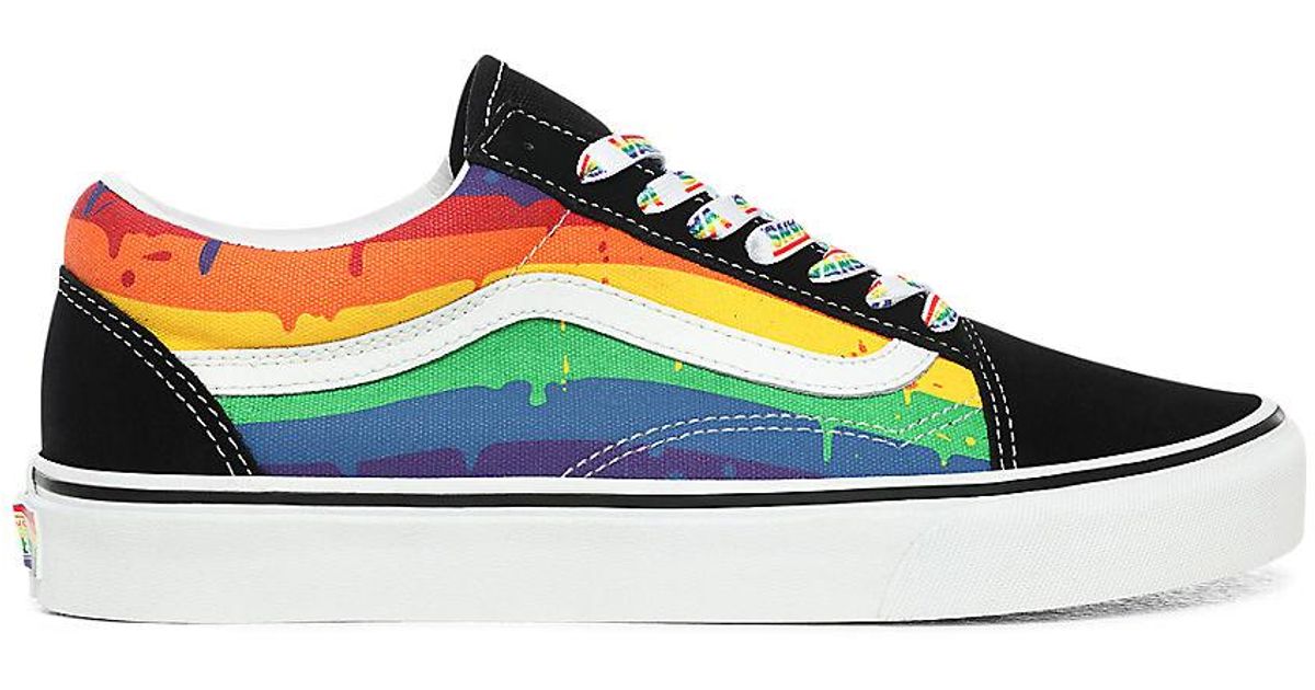 buty rainbow drip old skool