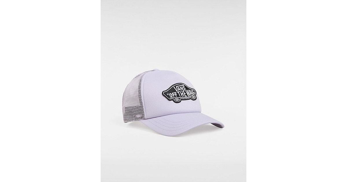 Vans White Classic Patch Curved Bill Trucker Hat