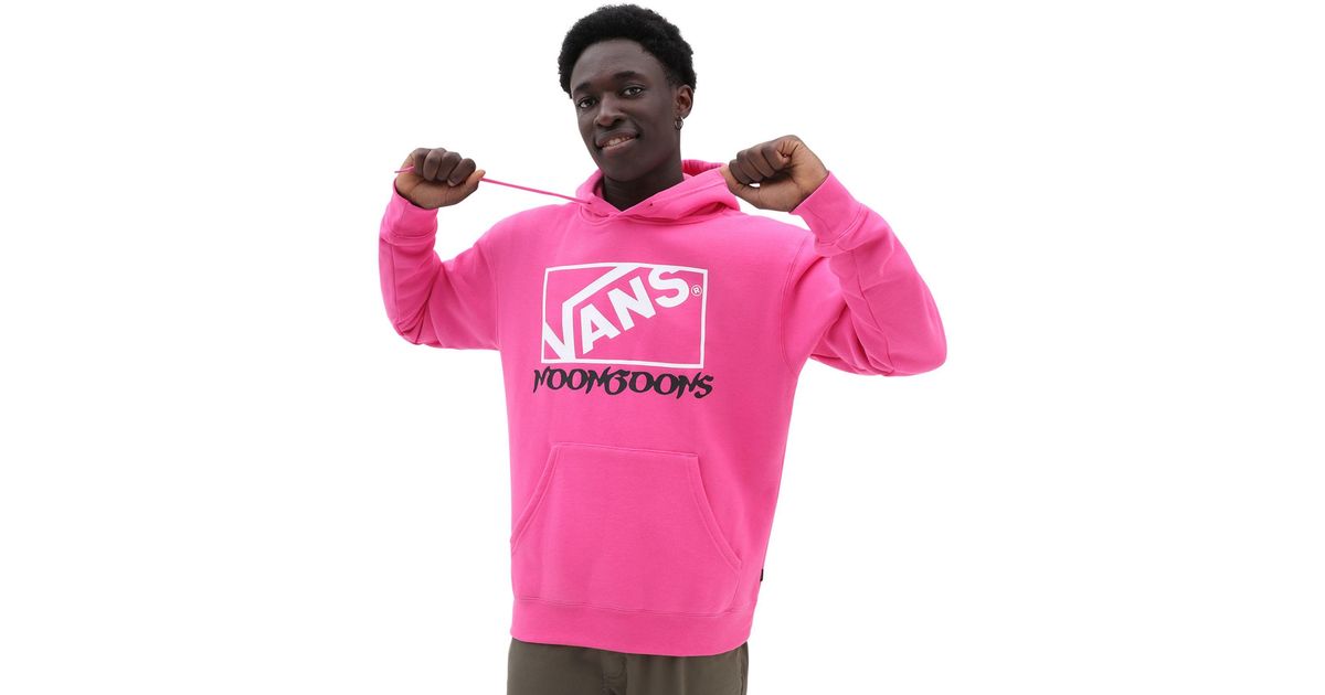 Vans pink hoodie outlet mens