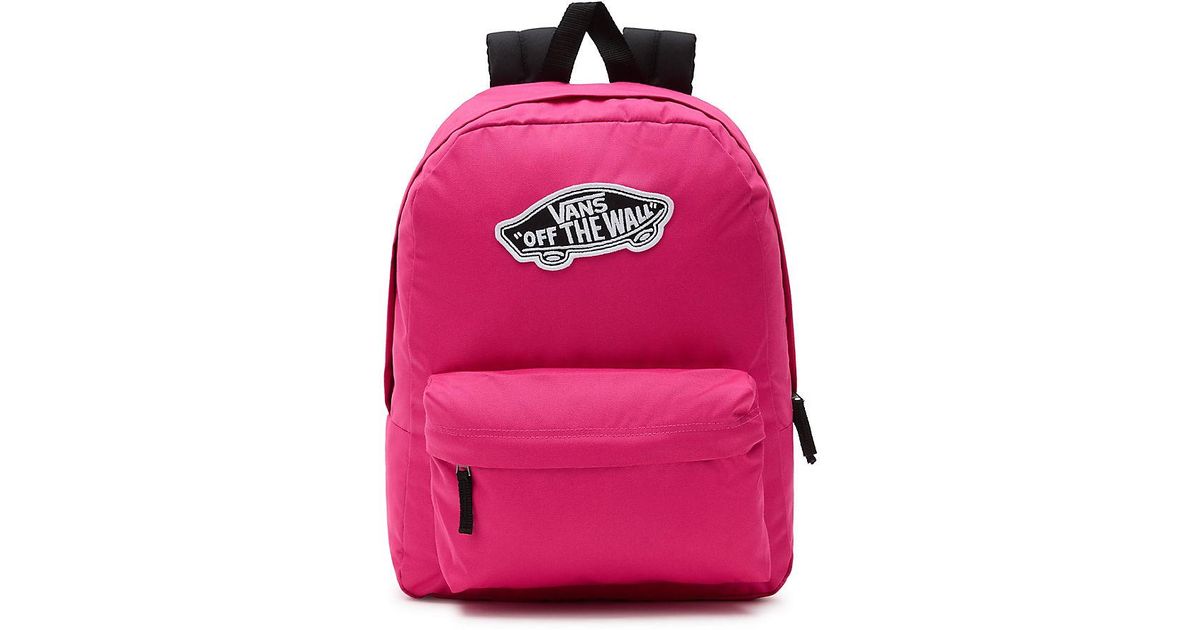 Neon pink vans sale backpack