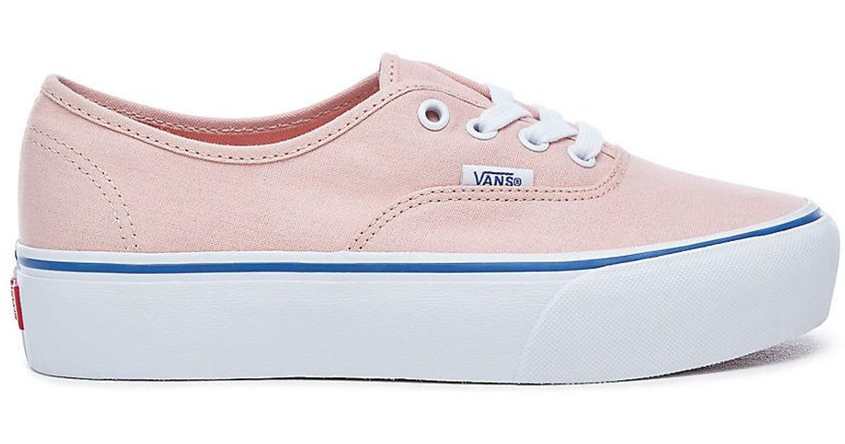 vans rosa platform