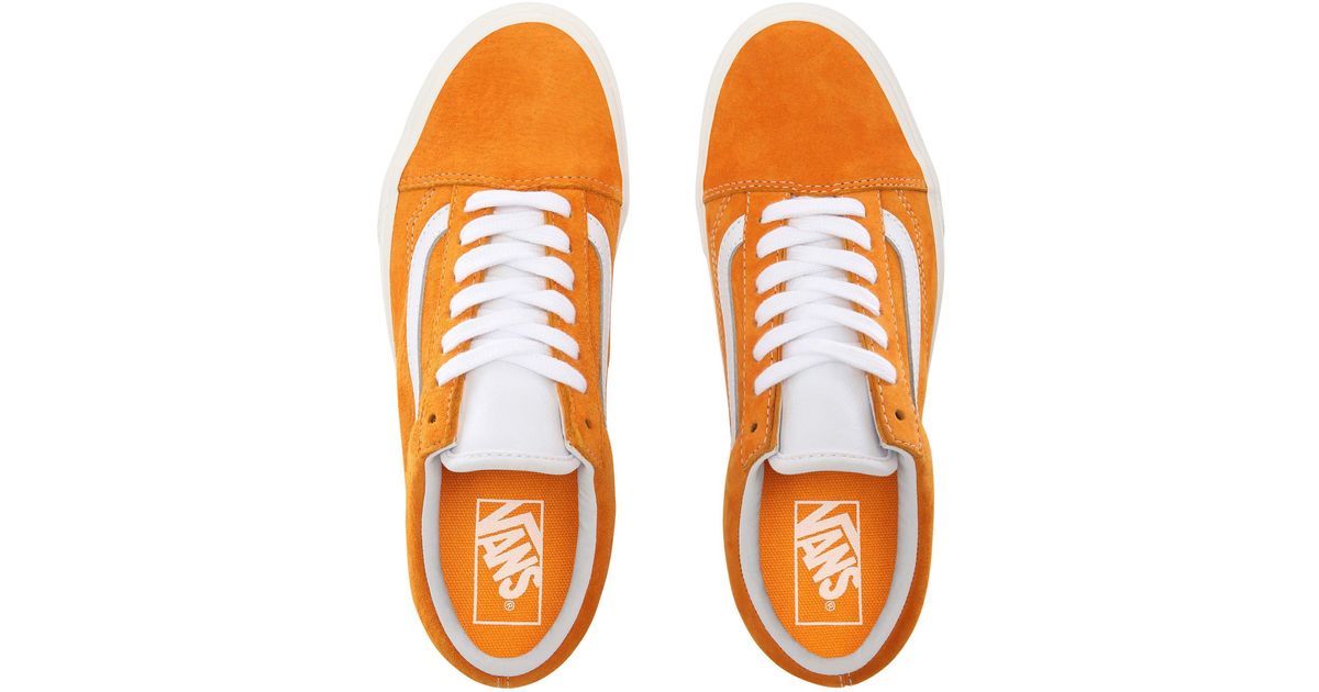 Zapatillas Old Skool De Ante Vans de Ante de color Naranja | Lyst