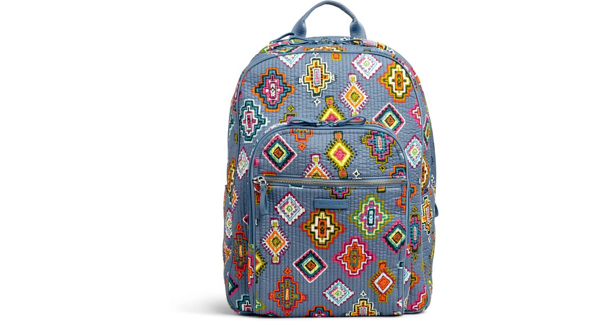 vera bradley iconic deluxe campus backpack