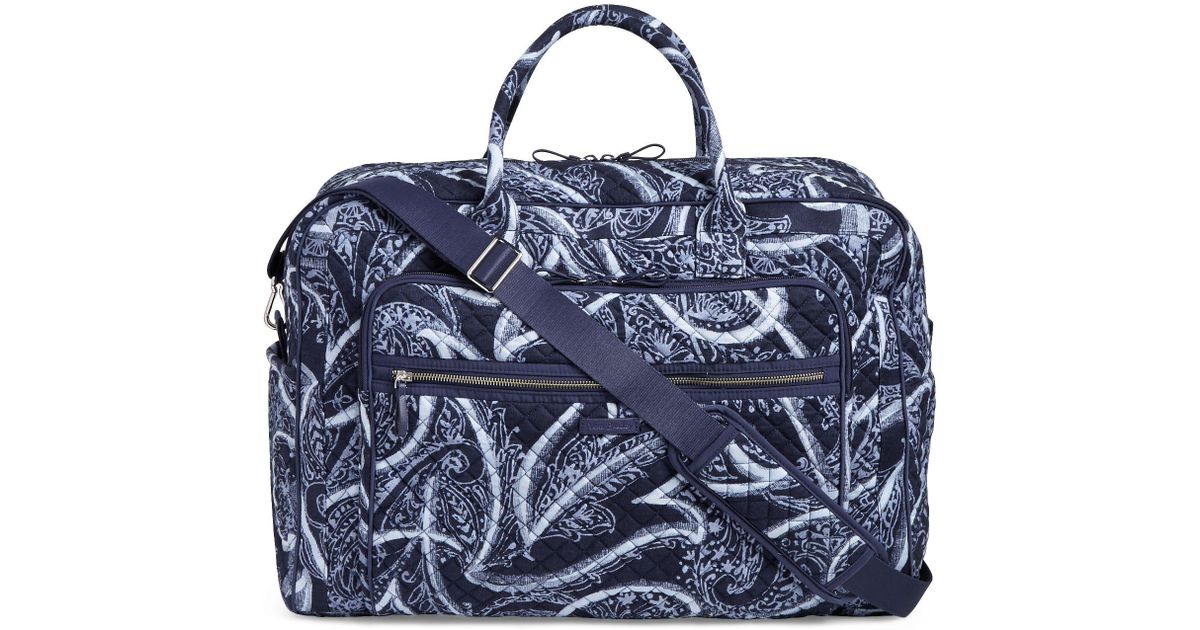vera bradley iconic grand weekender travel bag