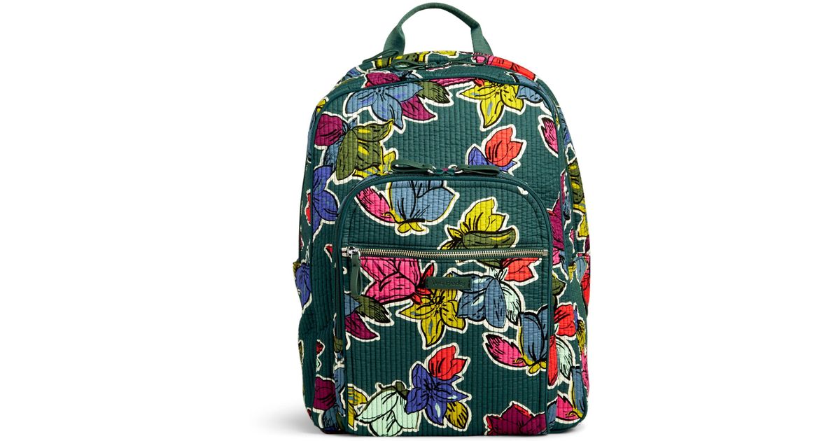 vera bradley iconic deluxe campus backpack
