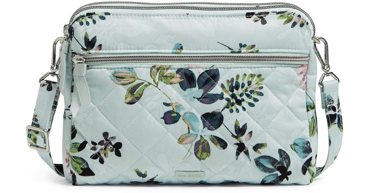 Vera Bradley Synthetic Triple Compartment Crossbody Bag Lyst