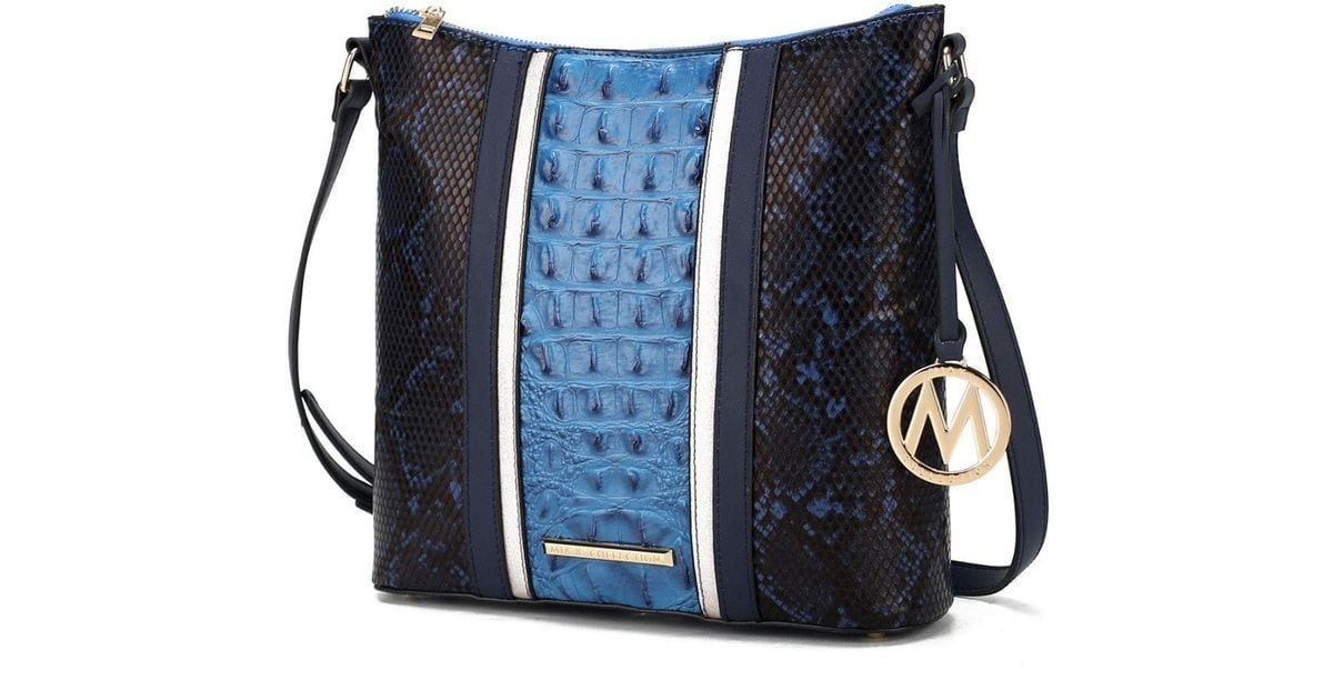 MKF Collection by Mia K Meline Faux Crocodile And Snake Embossed Vegan ...