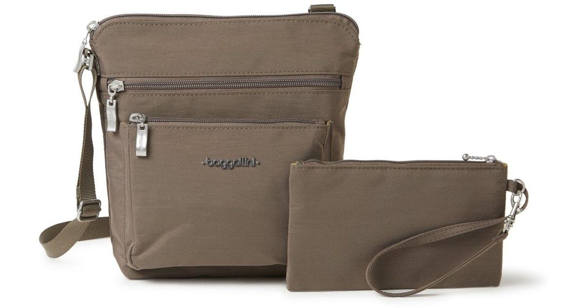 Baggallini Pocket Crossbody With Rfid Lyst