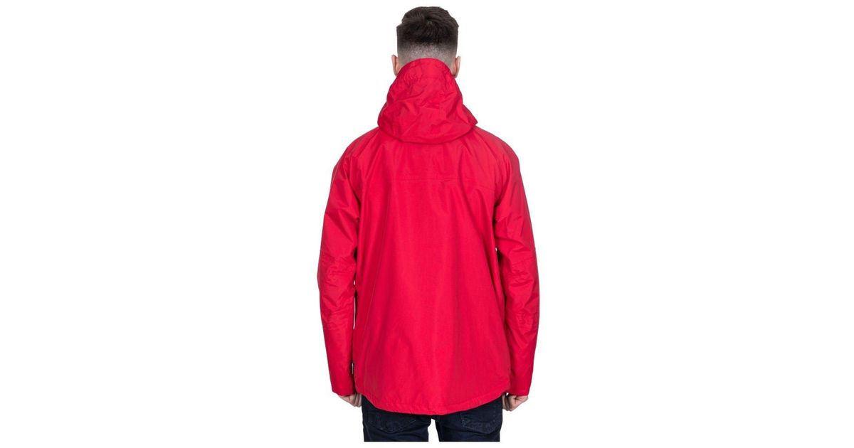 Trespass red hotsell waterproof jacket