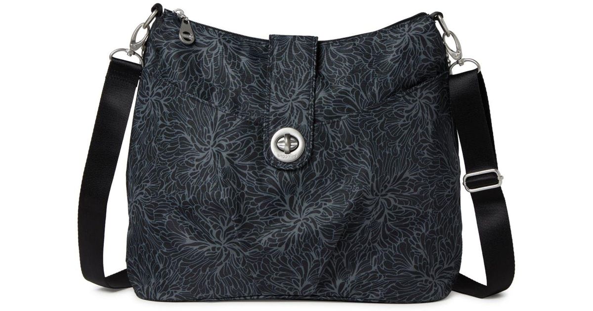 Baggallini Helsinki Crossbody Hobo Bag in Black Lyst