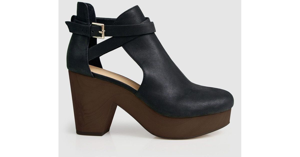 Belle & Bloom Fearless Clog Ankle Boot in Black Lyst