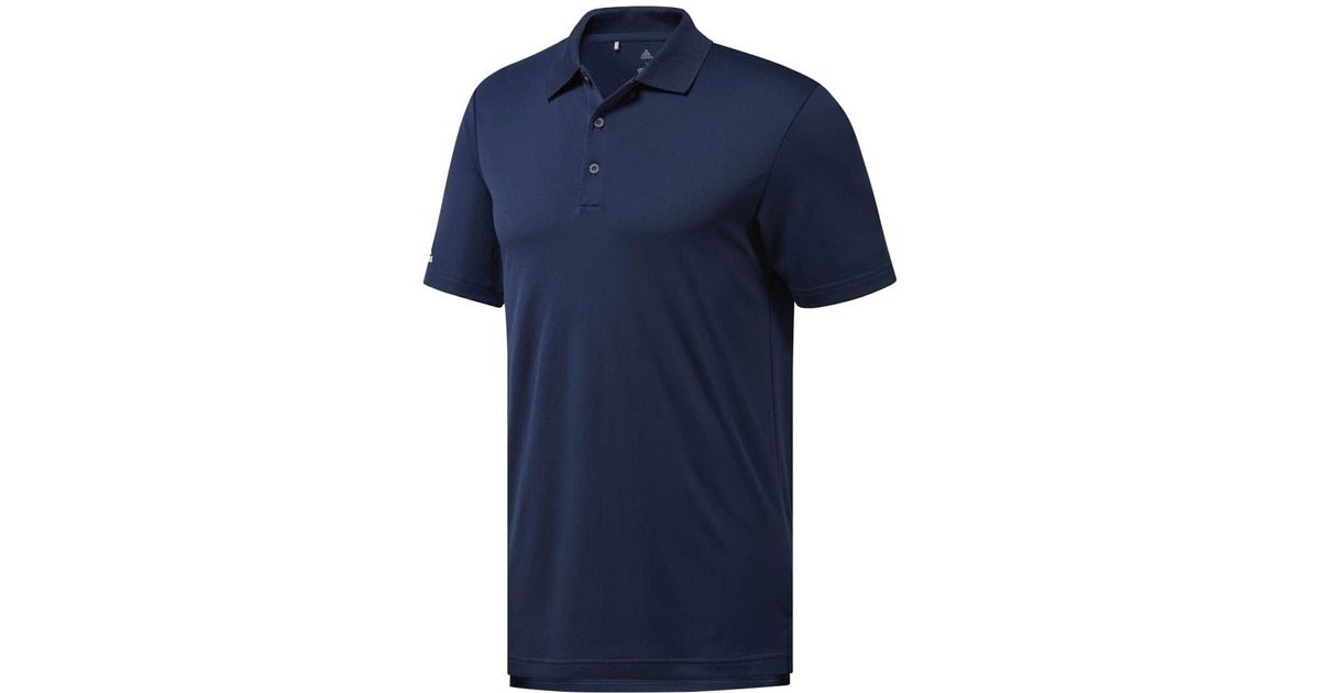 adidas Performance Polo Shirt in Blue for Men | Lyst