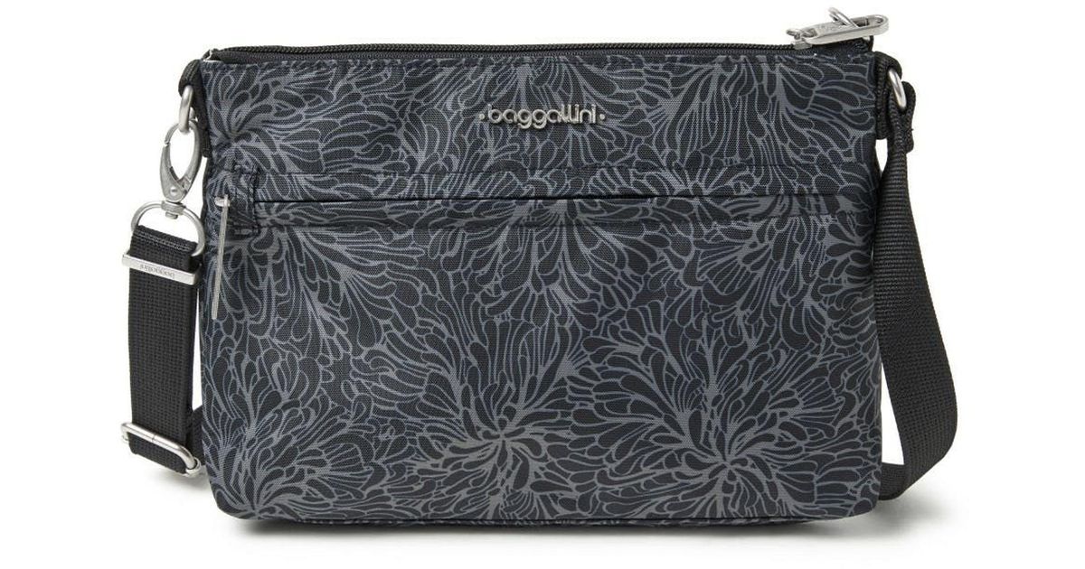 Baggallini Antitheft Memento Crossbody Bag in Gray Lyst