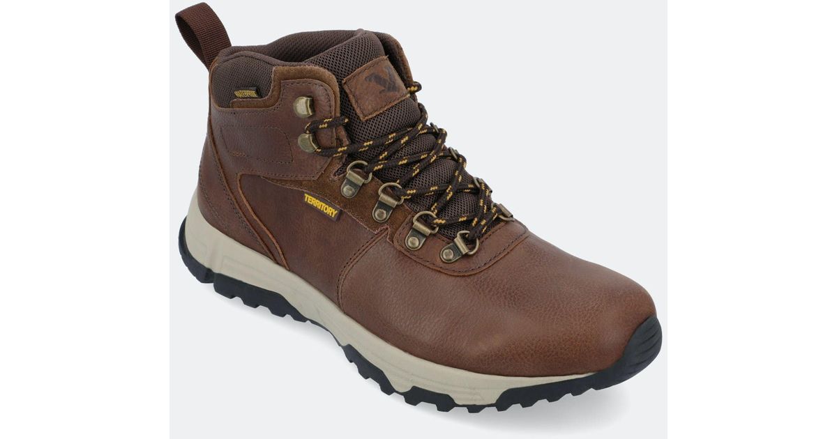 TERRITORY BOOTS Territory Narrows Waterproof Hiking Boot in Brown for Men Lyst