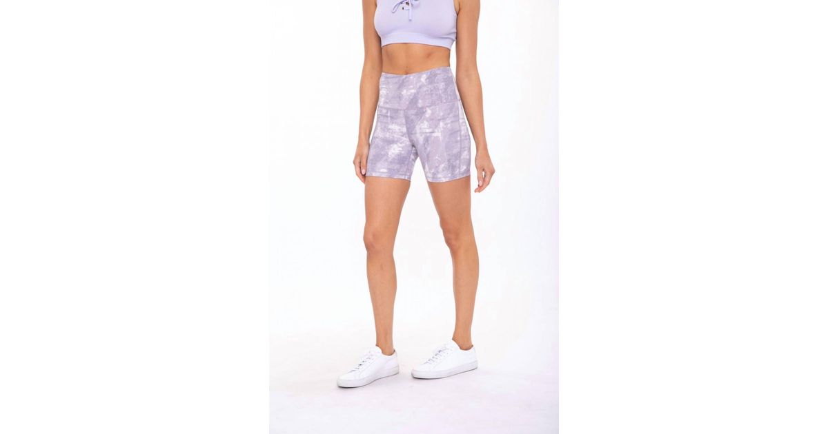 Mono B Clothing Concrete High-waist Active Short in Blue | Lyst