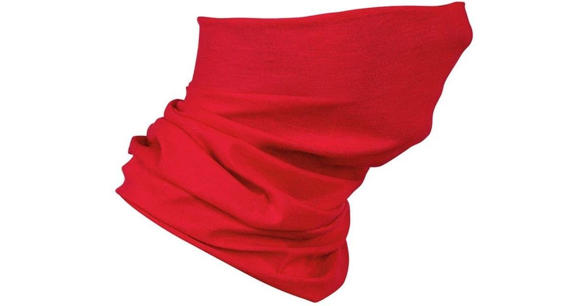 Sol's Bolt Neck Warmer in Red Lyst